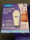Lansinoh Breastmilk Breast Pump Storage Bags  3 Boxes  - 50 Count Each 150 Total