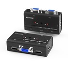 Avitek 2 Port Usb Kvm Switch Vga Monitor Keyboard Mouse Control For 2 Pcs