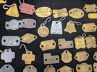 Vintage Dog Tag License Tax Registration 1920 s-50 s Lot 50x Detroit Pa Mass Nh 