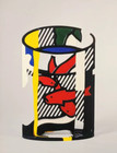 Roy Lichtenstein  goldfish Bowl  Iconic Matted Pop Art Print
