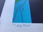 Hugh Brown Signed Print Of Lou Reed John Cale Entitled    andy Warhol     25    X 20   