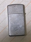 Zippo Oil Lighter  Okinawa Map Design  Silver 