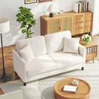 51   65   Sofa Couch Modern Loveseat Upholstered Lounge Livingroom Furniture