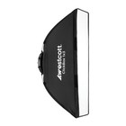 Westcott Clickbox 1x3 Softbox Bowens Removable Diffuser Silver Interior Pro