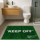 Keep Off Rug  Bath Mat  Grass Rug  Funny Doormat  Unique Bath Deco Rug not Plush