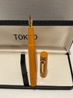 Vtg Omas Tokyo Sottsass Collection Fountain Pen Orange With Box   Manual