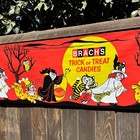 Brach   s Halloween Candy Banner 4ft     Vintage Style 1970 Trick Or Treat Ad