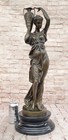 Bronze Sculpture Extra Large Maiden Roman greek Style Home Office Art