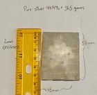 99 9    Pure Silver 37 5g Anode   Cathode Rough Cut Plate 