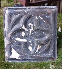 Antique Gothic Victorian Ceiling Tin Tile Canvas Shabby Chic Clover Quatrefoil