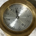 Lot Of 2 Vintage Brass Airguide Ships Bell Clock Not Working Untested