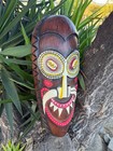 Disney s Adventureland Inspired  head Salesman  Tiki Mask 24  X 9 5 