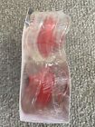 Shark Wheels Longboard  Dna 72mm 78a Clear Red Core White Lettering