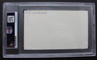 Red Auerbach  d 2006  Signed Autographed 3x5 Index Card Coach Boston Celtics Psa