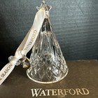 Waterford Crystal Mini Christmas Tree Ornament W box   2018 Charm Crystal