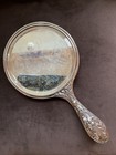Foster   Bailey Art Nouveau Sterling Silver Repousse Hand Mirror  C  1901