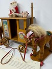 Steiff Santa   s Express Horses   Carriage In Original Box W coa  Bear Bag Gift