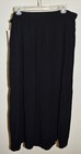 New Josephine Chaus Rayon Skirt Black Long Modest Maxi Plus Size 2