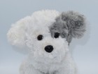 Circo White   Gray Puppy Dog Plush Shaggy Target Store Stuffed Animal 10  2009