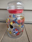 Vintage 1989 Nintendo Super Mario Bros 2 Glass Jar With Lid  Canister Container