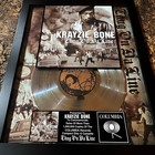 Krayzie Bone   Thug On Da Line   Platinum Music Award Vinyl Lp Record Cd
