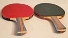 Table Tennis Ping Pong Paddle Lot  2 Gosports Smooth Rubber Red black Pro Racket