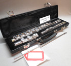 Gemeinhardt M2 Silver Plated Flute  W  Case - New Pads  Reconditioned Guaranteed