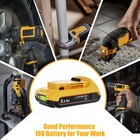 2pack For Dewalt Dcb201 20v Max Lithium-ion Compact Battery Dcb203 Dcb205