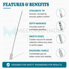 Sterile Pipelle Endometrial Biopsy Curette Disposable Sampling Device Gynecology