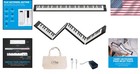 88-key Portable Folding Piano With Usb Midi     Perfect For Traveling Musicians