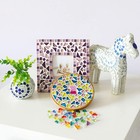200g Mixed Color Mosaic Tiles Shine Crystal Mosaic Pieces Stained Glass Bulk Ass