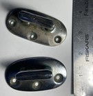 Vintage - Sailboat Pad Eye - Square Eye   Oval - Base With 3 Mounting Holes