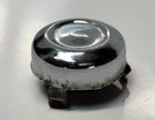 Vintage Chromed Steel 3 Prong Mount Pedal Car Pull Wagon Wheel Hubcap  1 