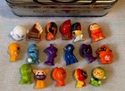 Crazy Bones Lot Of Mixed Figures   Tin Box