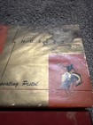Vintage 1952 Hubley Classic Cowboy Repeating Gold Pistol Cap Gun In Box