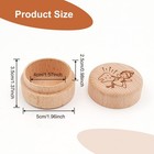 Tooth Fairy Box For Boys And Girls  Wooden Baby Teeth Fairy Holder Tooth Stor   
