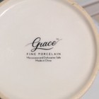 Grace Porcelain Santa Tracker Mug Set Of 2  Microwave dishwasher Safe