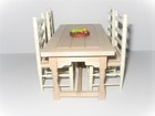 Dollhouse Miniature Kitchen Or Prep Table Unfinished Large 1 12 Scale Furniture