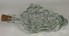 Vintage Clear Glass Grapes Cluster Shaped Wine Bottle Decanter