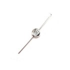 Small Silver Evil Eye Spacer Beads  6x6mm - Us Seller