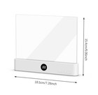 Led Book Light Rechargeable Reading Night Lamp Dimmable Panel 3 Colors With Time