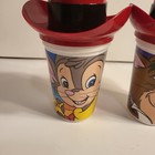 Cat R Waul Fievel Pizza Hut American Tail Goes West Cups Lids Hats Set Of 2 1991