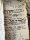 Orig  1951 19yo Mickey Mantle Content Newspaper Page Man Cave Gift Yankees Vtg