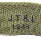 M1 Garand Canvas Rifle Sling With Correct Ww2 Hardware Od Marked Jt l 1944