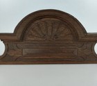 Gorgeous Antique Hand Carved Wood Wooden Pediment Over Door Architectural Reclai