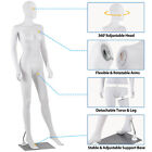 Mannequin Full Body Head Turns Sewing Dress Form 70  White Female Mannequin Base