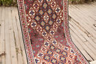 Turkish Rug 34  x74   Handwoven Van Kilim 88x190cm Wool Vintage Tribal Arearug