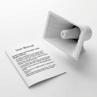 50w 8 Ohm Pa Horn Speaker     Clear Voice Projection For Warehouse School