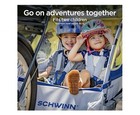 Schwinn Echo Double Bike Trailer For Kids 2 Seat W  Bug Screen   Rain Shield New