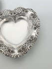 Gorgeous Pair Of Ornate Antique Edwardian Heart-shaped Dishes     Circa 1905